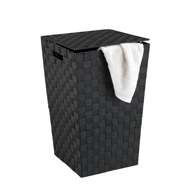 Wenko Wäschetruhe 'Adria Square' schwarz 33 x 33 x 53 cm von Wenko