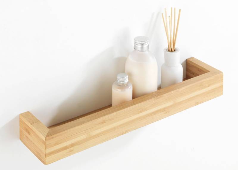 Wenko Wandablage Bambus 40 cm von Wenko