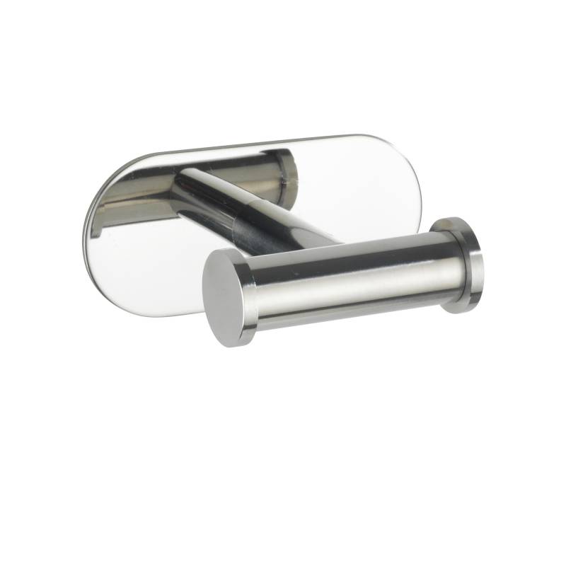 Wenko Wandhaken 'Duo Turbo-Loc Orea Shine' Edelstahl glänzend 10 x 4,5 x 6,5 cm von Wenko