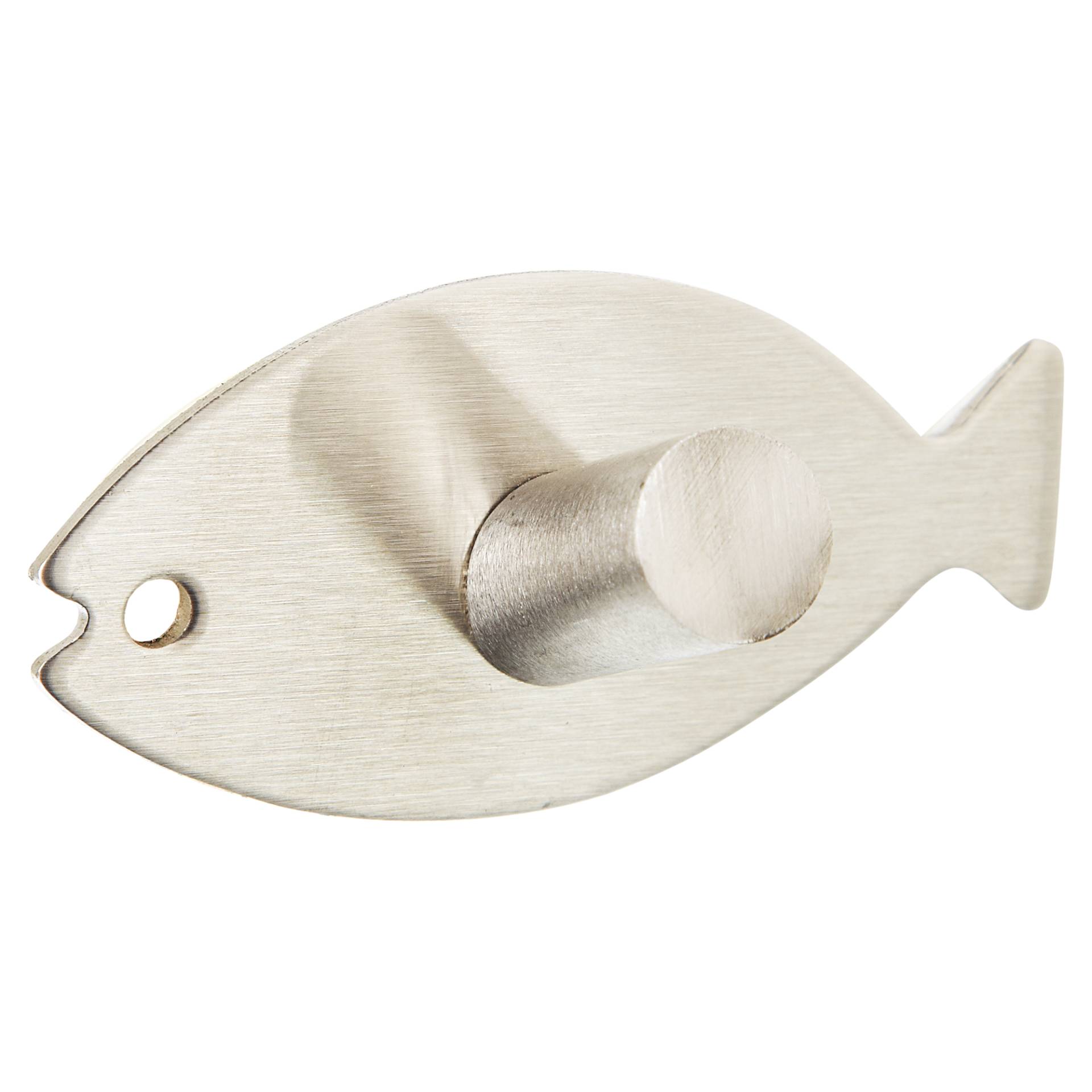 Wenko Wandhaken 'Fisch' Edelstahl matt, 2er Set Wenko Wandhaken 'Fisch' Edelstahl matt, 2er Set von Wenko