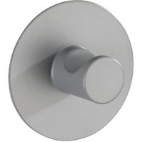 Wenko - Wand Haken Küche Bad wc Savona Grau selbstklebend ø 5 Handtuch Halter - grau von Wenko