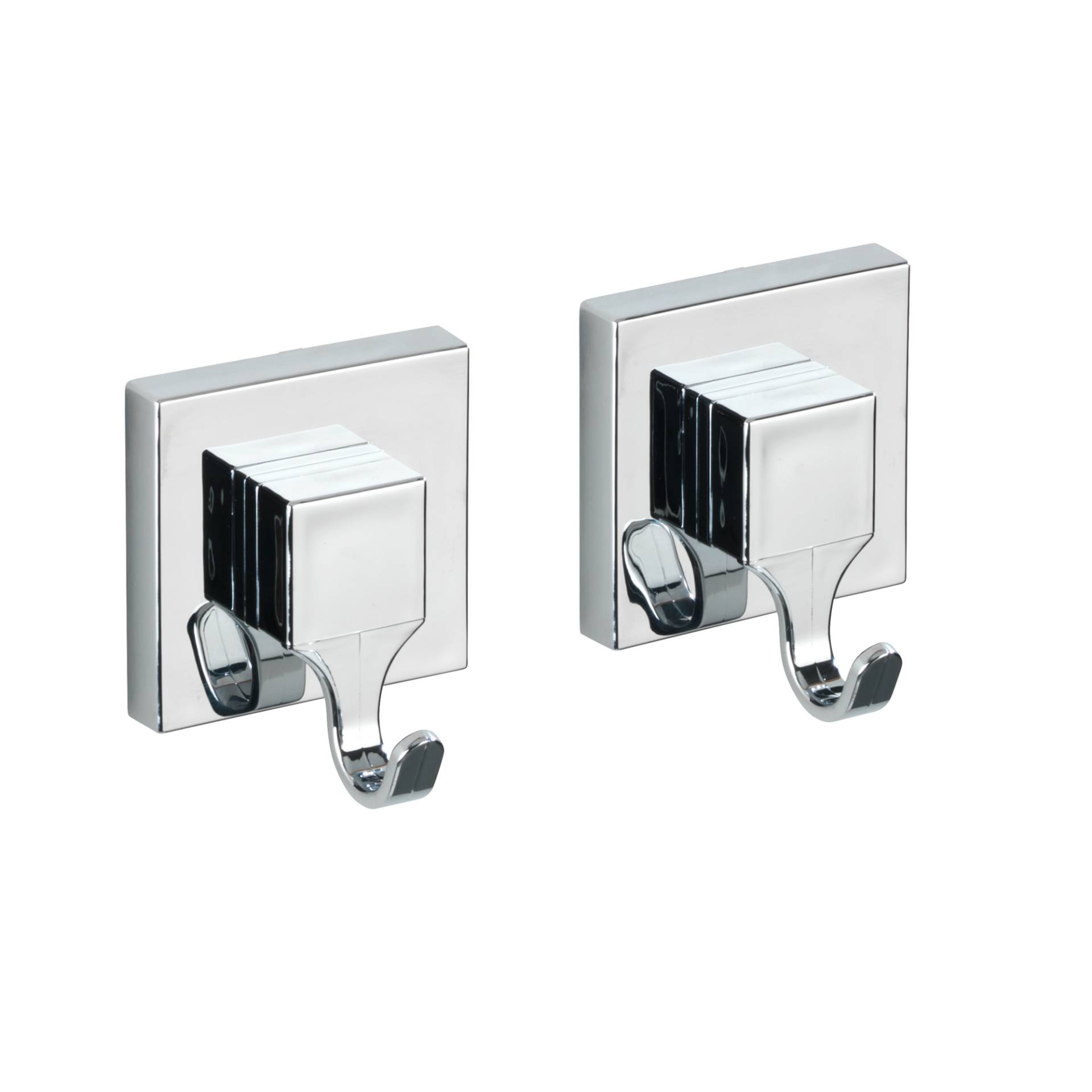 Wenko Wandhaken 'Vacuum-Loc Quadro' silbern glänzend, 2er-Set Wenko Wandhaken 'Vacuum-Loc Quadro' silbern glänzend, 2er-Set von Wenko