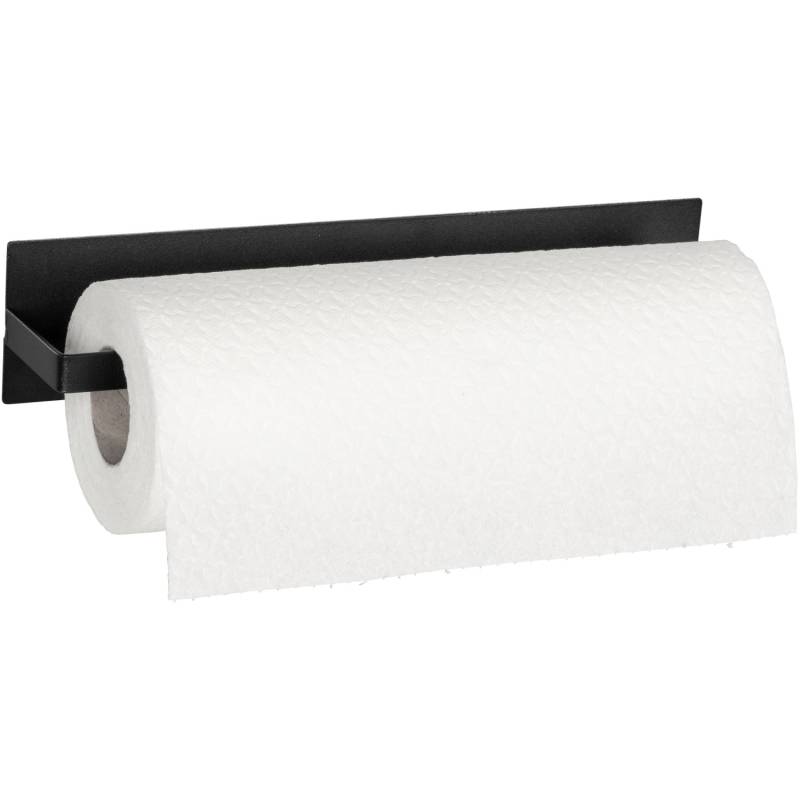 Wenko magnetischer Küchenrollenhalter Ima für gängige Küchenrollen Schwarz von Wenko