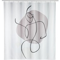 Mehrfarbiger Kunststoff Duschvorhang Ladyline 180 x 200 cm - Mehrfarbig - Wenko von Wenko