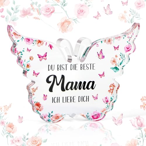 WenmthG Geschenk für Mama, Muttertagsgeschenk für Mama - Schmetterling Acryl Tischschmuck/Briefbeschwerer beste Mama Geschenk Geburtstagsgeschenk für Mama WenmthG Geschenk für Mama, Muttertagsgeschenk für Mama - Schmetterling Acryl Tischschmuck/Briefbeschwerer beste Mama Geschenk Geburtstagsgeschenk für Mama von WenmthG