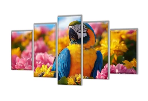 Diamond Painting 5 Teilig Farbe Papagei Diamond Painting Kinder, Groß Diamant Malerei Kreuzstich Basteln Erwachsene, DIY Voll Set Diamant Crystal Art Set, Home Décor Mädchen Geschenke 275x165cm q-7 Diamond Painting 5 Teilig Farbe Papagei Diamond Painting Kinder, Groß Diamant Malerei Kreuzstich Basteln Erwachsene, DIY Voll Set Diamant Crystal Art Set, Home Décor Mädchen Geschenke 275x165cm q-7 von Wenpeef