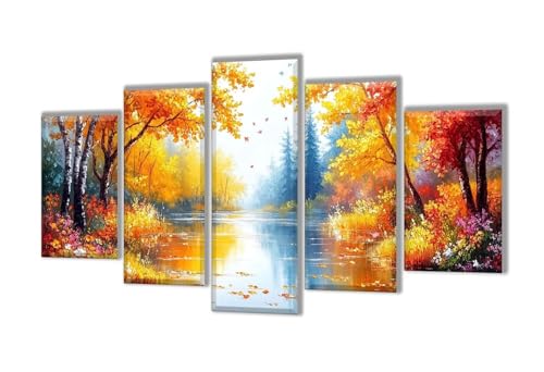 Diamond Painting 5 Teilig Herbst Wald Diamond Painting Kinder, Groß Diamant Malerei Kreuzstich Basteln Erwachsene, DIY Voll Set Diamant Crystal Art Set, Home Décor Mädchen Geschenke 275x165cm q-65 Diamond Painting 5 Teilig Herbst Wald Diamond Painting Kinder, Groß Diamant Malerei Kreuzstich Basteln Erwachsene, DIY Voll Set Diamant Crystal Art Set, Home Décor Mädchen Geschenke 275x165cm q-65 von Wenpeef