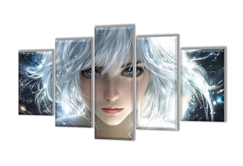 Diamond Painting 5 Teilig Karikatur Mädchen Diamond Painting Kinder, Groß XXL Diamant Malerei Kreuzstich Basteln Erwachsene, DIY Voll Set Diamant Crystal Art Set, Mädchen Geschenke 50x30cm q-23 Diamond Painting 5 Teilig Karikatur Mädchen Diamond Painting Kinder, Groß XXL Diamant Malerei Kreuzstich Basteln Erwachsene, DIY Voll Set Diamant Crystal Art Set, Mädchen Geschenke 50x30cm q-23 von Wenpeef