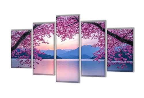 Diamond Painting 5 Teilig See Pflaumenbossom Diamond Painting Kinder, Groß XXL Diamant Malerei Kreuzstich Basteln Erwachsene, DIY Voll Set Diamant Crystal Art Set, Mädchen Geschenke 225x135cm q-25 Diamond Painting 5 Teilig See Pflaumenbossom Diamond Painting Kinder, Groß XXL Diamant Malerei Kreuzstich Basteln Erwachsene, DIY Voll Set Diamant Crystal Art Set, Mädchen Geschenke 225x135cm q-25 von Wenpeef