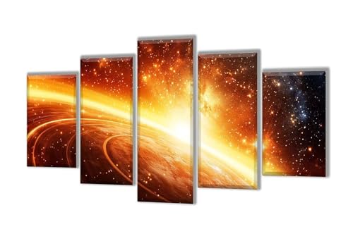 Diamond Painting 5 Teilig Traum Sternenhimmel Diamond Painting Kinder, Groß XXL Diamant Malerei Kreuzstich Basteln Erwachsene, DIY Voll Set Diamant Crystal Art Set, Mädchen Geschenke 125x75cm q-70 von Wenpeef