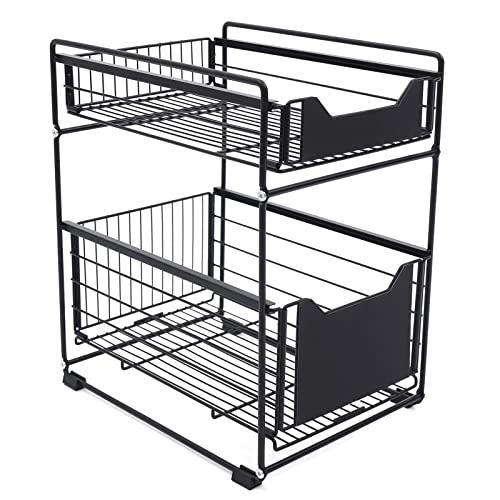 Wensiy Spülschrank Organizer, Küchenschublade, Teleskop Schublade Ausziehbare, Unter Waschbecken Regal 2 Etagen Spülschrank Küchen Badezimmer Organizer Wensiy Spülschrank Organizer, Küchenschublade, Teleskop Schublade Ausziehbare, Unter Waschbecken Regal 2 Etagen Spülschrank Küchen Badezimmer Organizer von Wensiy