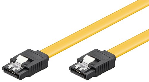 10er Set HDD S-ATA Kabel 1,5GBs/3GBs/6GBs (S-ATA L-Type auf L-Type) 0,3m gelb von Wentronic