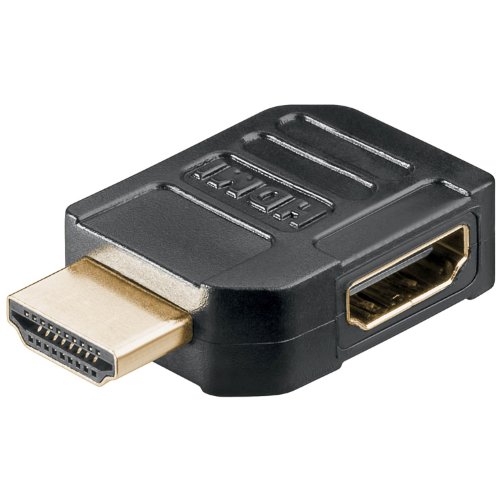 5 Stück rechtwinklig HDMI-Adapter (HDMI-Buchse auf HDMI-Stecker) von Wentronic