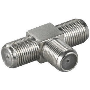 50 Stück Wentronic WE 3014 (F-jack>2xF-jack) Adapter:F-Kupplung>2xF-Kupplung von Wentronic