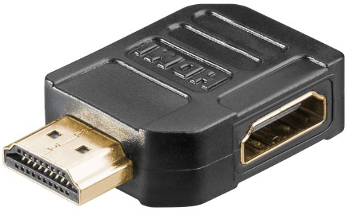 7 Stück rechtwinklig HDMI-Adapter (HDMI-Buchse auf HDMI-Stecker) von Wentronic