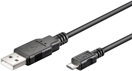 8 Stück, Wentronic USB-Verbindungskabel (A-Stecker auf micro B-Stecker) 3m von Wentronic