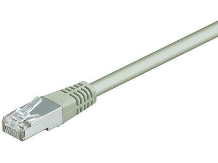 CAT 5e Netzwerkkabel SF/UTP, 2x RJ45 Stecker 3m grau von goobay