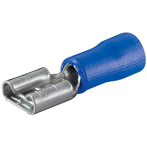 Wentronic Flachsteckhülsen blau; FSH 6.4 BL (100 STK.) von Wentronic