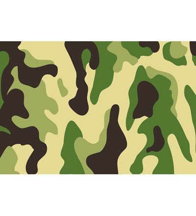 Wentronic 280 x 200 mm Camouflage Universal Laptop Skin – Grün von Wentronic