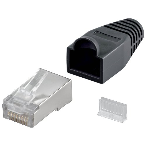 Wentronic CAT 5 RJ45/8P8 C Plug Black Kabelboxen und Kabelbinder – ranges-câbles und Kabelbinder von Wentronic