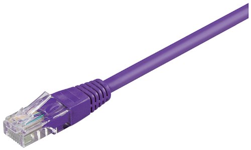 Wentronic CAT 5e Netzwerkkabel, U/UTP; CAT 5-0200 U/UTP VIOLETT 2m von Wentronic