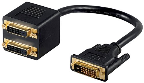 Wentronic DVI-Stecker > 2 x DVI-Buchse; DVI ADAP 24+1 DVI-D > 2X DVI-D von Wentronic