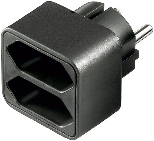 Wentronic Euro mehrfach Adapter; NK 002 schwarz von Wentronic