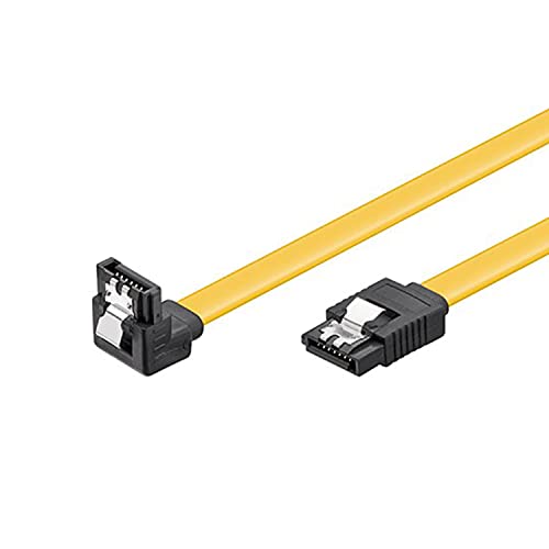 Goobay 95020 S-ATA Datenkabel für HDD, SDD, 6 Gbits SATA L-Typ Stecker auf SATA L-Typ Stecker 90° abgewinkelt, 50cm Goobay 95020 S-ATA Datenkabel für HDD, SDD, 6 Gbits SATA L-Typ Stecker auf SATA L-Typ Stecker 90° abgewinkelt, 50cm von goobay