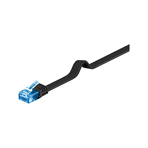 Goobay 96367 CAT 6A Kabel Flachkabel / U/UTP Patchkabel / 500 MHz Netzwerkkabel flach / RJ45 Stecker Internetkabel / Flaches LAN Kabel 10m / Schwarz / 10 Meter Goobay 96367 CAT 6A Kabel Flachkabel / U/UTP Patchkabel / 500 MHz Netzwerkkabel flach / RJ45 Stecker Internetkabel / Flaches LAN Kabel 10m / Schwarz / 10 Meter von goobay