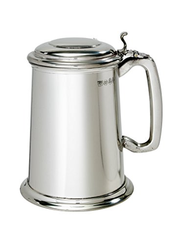 Wentworth Pewter Bierkrug aus Zinn, mit Deckel, ca. 50 ml von Wentworth Pewter