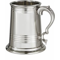 Extra Schweres X-Sortiment 1 Pint Worcester Part Satin Zinn Tankard - Wentkorber von WentworthPewter