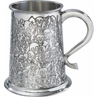 Liebe Schädel 1 Pint Wentwork Zinn Bierkrug von WentworthPewter