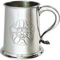 Yorkshire Rose Präge 1 Pint Wentwork Zinn Bierkrug von WentworthPewter