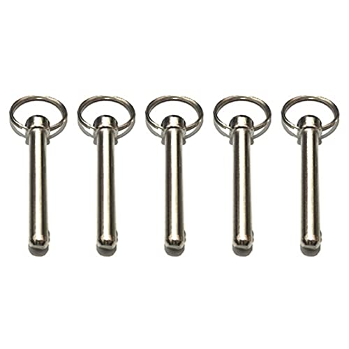 Steckbolzen Mit Kugelsicherung Edelstahl Kugelsperrbolzen Steckbolzen Mit Ring Klappsplint Set, 8 x 65 Mm Edelstahl, Dauerhaft, 5 Stück Steckbolzen Mit Kugelsicherung Edelstahl Kugelsperrbolzen Steckbolzen Mit Ring Klappsplint Set, 8 x 65 Mm Edelstahl, Dauerhaft, 5 Stück von Wenxiaw