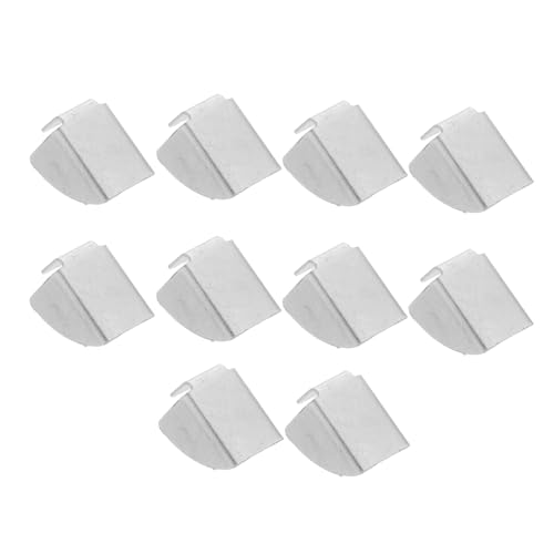 10 Stück robuste L-förmige Metall-Regalstütze, dicke Regalstützstifte, für Regale, Schränke und Möbel, einfache Installation von Wenxishangmao