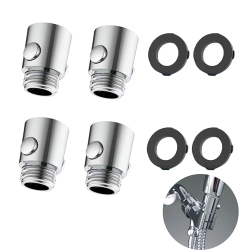 Absperrventil,G1/2 Wasserstopper Dusche,durchflussbegrenzer,Absperrventil Duschkopf Ventil,Durchflussbegrenzer Dusche,Geeignet für Handbrausen, Duschköpfe, Brauseschläuche von Wenyue