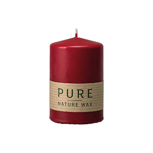 Wenzel Pure Kerze Safe Candle 9x6cm Karminrot, rot von Wenzel