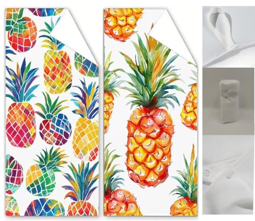 Mikrofaser Strandtuch 80x160cm Ananas Strandtuch XXL Abstrakt Handtücher, Schnell Trocknendes, Weiches, Leichtes Pflegeleicht, Sandfreies Microfaser Handtücher für Reise Urlaub Camping & Strand Wq-154 von Weoqion