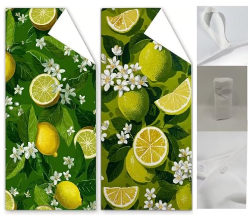 Mikrofaser Strandtuch 90x200cm Grün Strandtuch XXL Obst Handtücher, Schnell Trocknendes, Weiches, Leichtes, Pflegeleicht, Sandfreies Microfaser Handtücher für Reise Urlaub, Camping & Strand Wq-142 von Weoqion