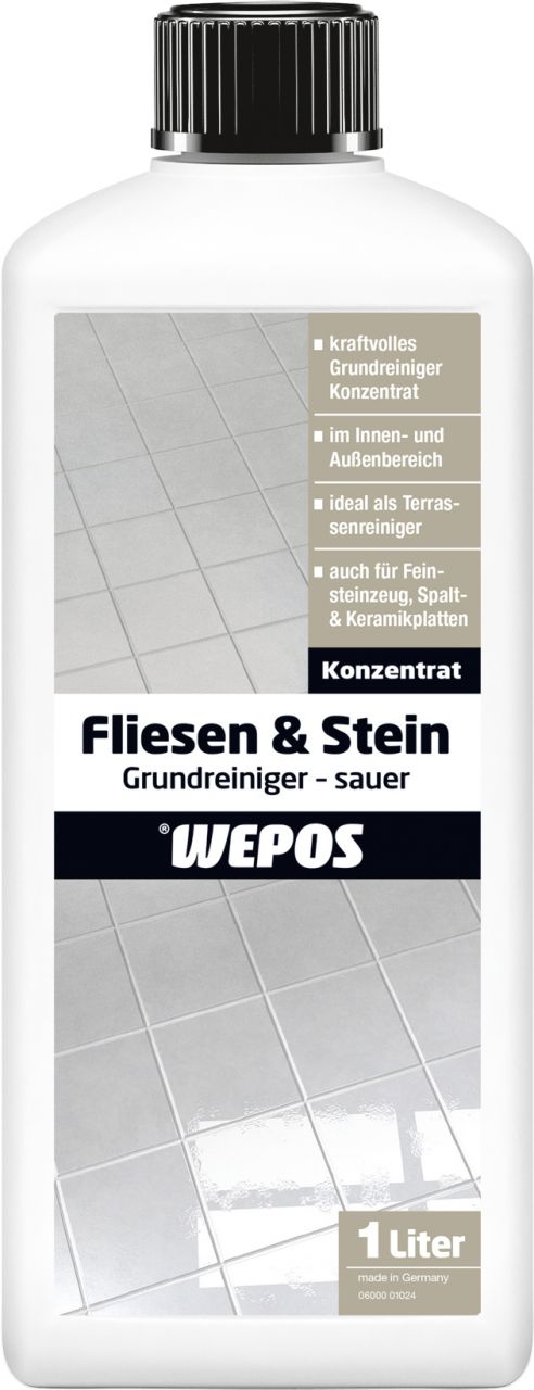 Wepos Fliesen- und Steinreiniger 1 L von Wepos