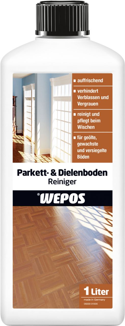 Wepos Parkett- und Dielenbodenreiniger 1 L von Wepos