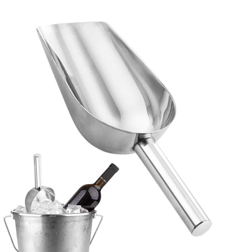 Edelstahl-Eisschaufel – Metallschaufel für Lebensmittel, Mehrzweck-Trockenwarenschaufel, Süßigkeitenschaufel, Lebensmittelwerkzeuge für Bar, Party, Hochzeit, Edelstahl-Eisschaufel – Metallschaufel für Lebensmittel, Mehrzweck-Trockenwarenschaufel, Süßigkeitenschaufel, Lebensmittelwerkzeuge für Bar, Party, Hochzeit, von Weppduk