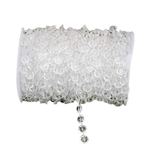 Kreative Kristallstränge – 10 m Kristall-Ornamente, Perlen, Bastelschmuck, Kettengirlande, Kristallperlen, Girlande, Diamantkristall für Hochzeit, Feier und Schlafzimmer Kreative Kristallstränge – 10 m Kristall-Ornamente, Perlen, Bastelschmuck, Kettengirlande, Kristallperlen, Girlande, Diamantkristall für Hochzeit, Feier und Schlafzimmer von Weppduk