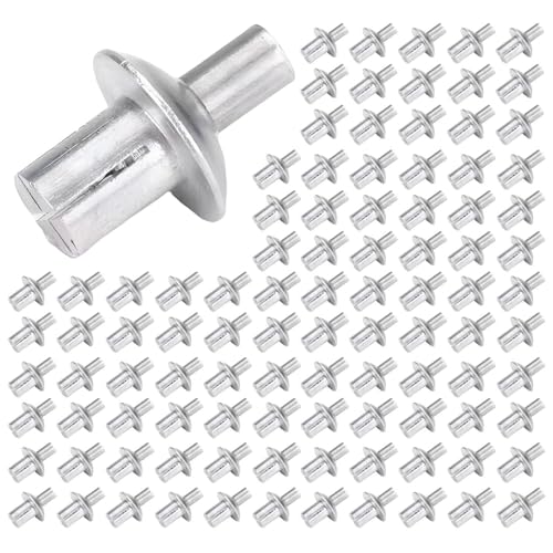 Nieten mit Hammer – Nieten zum Herausziehen des Kerns 100 Stück | Pop-Nieten mit gewölbtem Kopf zum Einschlagen | Nieten zum Herausziehen des Pop-Nietenkerns | Nagel für Hammerbetätigung Nieten mit Hammer – Nieten zum Herausziehen des Kerns 100 Stück | Pop-Nieten mit gewölbtem Kopf zum Einschlagen | Nieten zum Herausziehen des Pop-Nietenkerns | Nagel für Hammerbetätigung von Weppduk