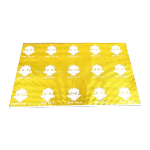 Schalldämpfungsmatte für Autos, 50 x 80 cm, Butyl-Auto-Geräuschdämpfungsfolie, Audio-Geräuschdämmungsmatte, Auto-Schalldämpfungsmaterial, Wärmedämmung, Auto-Geräuschdämpfungsplatte für Auto Schalldämpfungsmatte für Autos, 50 x 80 cm, Butyl-Auto-Geräuschdämpfungsfolie, Audio-Geräuschdämmungsmatte, Auto-Schalldämpfungsmaterial, Wärmedämmung, Auto-Geräuschdämpfungsplatte für Auto von Weppduk