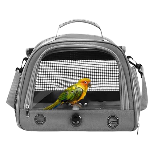 Tragbare -Reisetasche – atmungsaktive Tragetasche mit Reißverschluss | Vogel-Rucksack-Träger | Bequeme Vogeltrage mit Stehstange | Haustier-Vogelzubehör für Krankenhaus, Spaziergänge Tragbare -Reisetasche – atmungsaktive Tragetasche mit Reißverschluss | Vogel-Rucksack-Träger | Bequeme Vogeltrage mit Stehstange | Haustier-Vogelzubehör für Krankenhaus, Spaziergänge von Weppduk