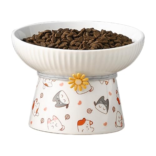 Weppduk Erhöhter Katzennapf | Keramik Wassernapf Katzen Kleine Hunde Futternapf | 330 ml Keramik Wassernapf Katzen Kleine Hunde Futternapf für kleine Hunde, Fettgesichtskatze, Kätzchen Weppduk Erhöhter Katzennapf | Keramik Wassernapf Katzen Kleine Hunde Futternapf | 330 ml Keramik Wassernapf Katzen Kleine Hunde Futternapf für kleine Hunde, Fettgesichtskatze, Kätzchen von Weppduk
