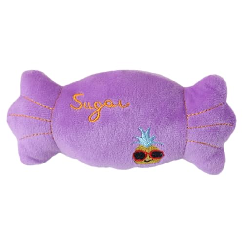 Weppduk Plüsch-Hundespielzeug – niedliches, weiches Hundespielzeug in Bonbonform, Indoor-Katzenspielzeug, Kauspielzeug für Haustiere, Zahnreinigungsspielzeug für Hunde zum Training der Zähne Weppduk Plüsch-Hundespielzeug – niedliches, weiches Hundespielzeug in Bonbonform, Indoor-Katzenspielzeug, Kauspielzeug für Haustiere, Zahnreinigungsspielzeug für Hunde zum Training der Zähne von Weppduk