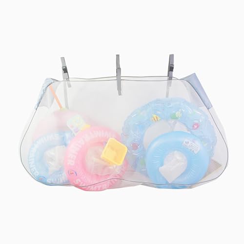 Weppduk Pool Float Net Aufbewahrungstasche - Faltbare Pool Hängende Aufbewahrungstasche | Multifunktionales Poolspielzeug Schwimmbad Hängende Aufbewahrung Aufbewahrungsnetz von Weppduk