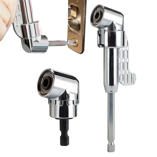 Weppduk Schraubendreher-Set – Vierkantbohrer, 105 ° rechtwinkliger Bohrer, Schraubendreher-Set, Bohraufsätze, Elektrowerkzeuge, multifunktionales Bohrer-Set für Drehschrauben von Weppduk